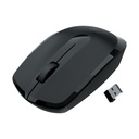 ZEBRONICS Kablosuz Mouse, 2.4 GHz, 3200 DPI, 3 Düğmeler, Comfortable & Ergonomi, USB Nano Alıcı, Power-Saving Mode, Works on Most Surfaces, for Mac | Laptop | Bilgisayar (Freego, Black)