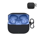 Prolet Silikon Earbuds Vakası OnePlus Nord Buds 3R ile uyumlu - Şok Tozlu Kapak, 360° Tam Koruma, Anti-Scratch Yumuşak Depresyon, Carabiner Hook (Black)