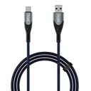 bo At Type A to C 65W Hızlı Şarj Kablosu 480 Mbps Data Transfer, Tangle-Free Cable in Premium Kumaş Braided Design & Dayanıklı Alüminyum Alloy Shell (Elektrik Blue)