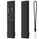 Oboe Silikon Tv Uzaktan Kapak, Samsung Smart Tv Uzaktan 2026 Model BN59-01498 A Open Key Case with Eye (Black) [REMOT E not included]