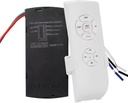 Hızlı Sense QS-RF02 Tavan Fan Uzak Kontrol Kit | Kablosuz Fan ve Işık Uzak Kontrol Anahtar | Kontroller 1 Fan ve 1 Işık | AC 85-265V Universal | For Home, Office, Hotel and Hall