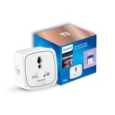 PHILIPS 10A Smart WiFi Plug | Wiz Connected Voice Controlled, Alexa & Asistan Enerji Tüketim İzleme ile Uyumlu Smart Plug, Pack of 1