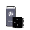AZIOT SMART MODULAR 1 FAN OKULATÖRLER TOUCH SWITCH - GLASS (Notan değil): Evinizde Effortless Control (Fits in Anchor Roma Classic ve benzer plakalar) BLDC hayranları için değil.