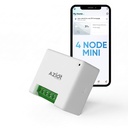 AZIOT 4 Node Smart Switch Mini - WiFi / Bluetooth Communication - Made in India - Timer Function - Work with Home and Alexa... (2 Modül Boyut)