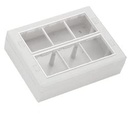 Modüler Gang Box Plastik 12 Modül Gümüş Line Eco Friendly High Durability Modüler Surface Gang Box Modül Beyaz