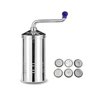 SR paslanmaz Steel Kitchen Press with 6 Jali Sev Sancha Machine | Murukku Machine | Bhujiya Maker | Noodles | Namkeen | Chakali Maker | Gathiya Maker (SEV Sancha)