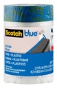 Scotch Blue Pre Plastik Painters Tape, 24 x 30yd, Tape & Maske Film Bir Ürünle Kombine Girdi, Bir Yerde Kalmak için Statik Cling, No Residue Maskeleme, Film Unfolds to 24" Wide (PT2093EL-24)