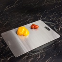 Clazkit Büyük Paslanmaz Çelik Kaplama Kurulu Sebze,Fruit,Bread & Meat Dayanıklı Güvenli & Ağır Görev (360 x 250 x 1mm)