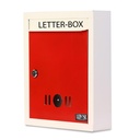 Lepose Metal Wall Mount Mail Box / Kapı ve Duvar için Kutu (Beyaz)