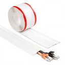 Serplex® 9.8FT/3M PVC Kat Kablo Kapak Wire Concealer, Self-Adhesive