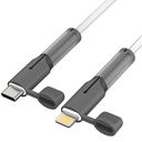 Sounce Type C Cable End Protector Silicone Cap, Grey
