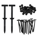 STHIRA 50Pcs Only T-Type Push Mount Cable Ties for Automotive Panel