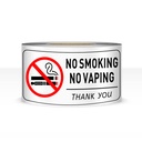 EVQ Sigara No Vaping Style Sign Tape 2 x 48000 Pencere Decal 200 PCS