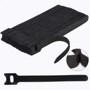 Hian Reusable Cable Ties, Hook ve Ring Cordli, 6 inç, Black, Atıcı Kablo Yönetimi, PC, TV, Desk, Home ve Office, 60'lık Paket