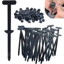 30Pcs:56 Kablo Tie Çok Amaçlı Zip Tie Buckle Otomotiv Panel Retainer Ties Zip Ties Zipstring Wire Lock for Securing Cables or Small Panel components Vida or Nuts Alternatives