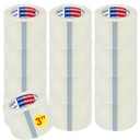 3" Heavy Duty Label, Clear, 24 Rolls, 3" x 60Y