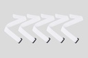 PRANSUNITA Kablo Ties, 15 inç, Atıcı Çok amaçlı Hook ve Ring Securing Rafs for Wire Tie Perde Marker Raflar Kemerleri Kazananlar, 12 inç Paket