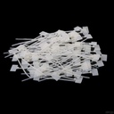 100Pcs, Self-Locking Label Tie Network Kablo Marker Cord