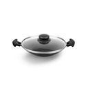 Pigeon Alüminyum By Stovekraft Special Non-Stick Appachetty With Lid, 200Mm, Black Black