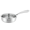 Triply Paslanmaz Çelik Tadka Pan (0.6L, 13cm) Yenilikçi Stay-Cool Tutar, 2.5mm Ağır Süt Pan & Tadka Pan, Kimyasal Kaplama, İndüksiyon Dostu Mutfak, 5 Yıl Garanti Garantisi