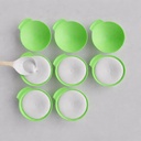 Mutfak Uzman Silikon Idli Kalıplar | 8Pc | Non-Stick Idly Maker | Honda- Free | Food Grade Silikon | Liners | No Greasing | Oven & Mikrodalga Uygun | Dishwasher Güvenli | Çok amaçlı | Yeşil | Yeşil |