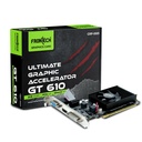 FRONTECH GT610-2GD3 Grafik Kartı 2 GB Prat3 64 BIts PCI Express RAM, Kalite Oyun Grafik Kartı, Single Soğutma Fan, 3 Yıl Garanti (GRP-0001, Black)
