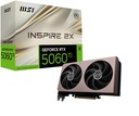 MSI GeForce RTX 5060 Ti 16G Inspire 2X OC Grafik Kartı - NVIDIA GeForce RTX 5060 Ti GPU, 16GB GDDR7 128-bit Memory, 28 Gbps, PCI Express Gen 5 x16 Interface, Upto 2617 MHz, STORMFORCE Fan