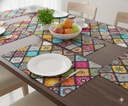 CASA-NEST PVC Bastamatları Yemek masası için, 6 adet Masa Mat Boyutu =45x30 cms