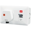 DHDMCSN0251025 DBOXx MCB Useed Use PVC Plastik Base Model (Beyaz)