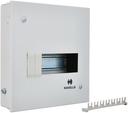 DB SPN SD QVE RG 8W Metal Tek Kapı Dağıtım Kurulu (Grey)