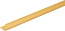 M-D Building Products 79020 1-1/8 in. X 1-1/8 in. X 36 in. Satin Brass Aluminum Stair Edging w/Screw Nails
