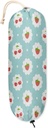 Strawberry Cherry Fruit Pattern Plastic Bag Holder Cute Wall Mount Plastic Bag Organizer Reusable Large Grocery Bag Storage Dispenser for Home Kitchen Travelling 22"x9"