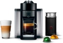 Nespresso Vertuo Coffee and Espresso Maker by De'Longhi, Piano Black with Aeroccino Milk Frother