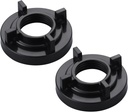 Mounting Lock Nut for Basin Faucet: 1/2" IPS Durable Easy Installtion Winged Locknuts Replacement Parts, Mounting Accessories for Bathroom Kitchen Faucet 2PCS
