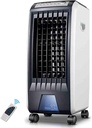 Pedestal Fans Evaporative Air Cooler with Remote,Humidifier Bladeless Quiet Electric Fan 3 Speeds, 60° oscillation, 7.5H timing for Indoor Home Office Dorms 65W low noise