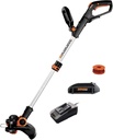 Worx String Trimmer Cordless GT3.0 20V PowerShare 12" Edger & Weed Trimmer (1) Battery & Charger Included WG163.8