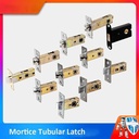 45mm Channel Lock Three Shots Tubular Mortice Latch Stainless Steel Door Latch Sprung Lever Door Handles