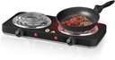 Double Head Electric Ceramic Stove - Compact Multi-Functional Home Appliance