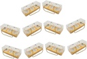 STOBAZA Plastic Cake Boxes Set 10 Pack Cupcake Boxes Handles Portable Lightweight for Birthday Wedding Party