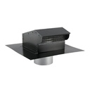 Fantech RC6P Roof Cap, Painted 6", Black