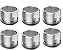6 Pack Faucet Aerator 2.2 GPM Bathroom Sink Aerator Regular Standard Replacement Parts with Brass Shell 15/16-Inch Male Threads Aerator Faucet Filter with Gasket for Kitchen Bathroom