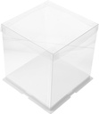LIFKOME 5-piece Cake Display Boxes Bakery Case Cake Container Treat Boxes Accessory Bakery Supplies