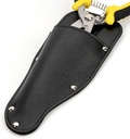 Linkidea Gardening Scissor Pouch Bag, PU Leather Protective Case Cover, for Small Gardening Scissors & Pruning Shears - Hanging Tool Case for Garden Pruners(Black)