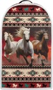 CLOHOMIN Southwest Aztec Horse Blender Cover Red Foldable Coffee Maker Food Processor Protective Covers Dust-Proof Kitchen Small Appliance Protector Universal Juicer Cover