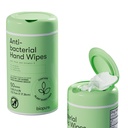 Biopure Antibacterial Hand Wipes Fresh Morning Breeze- Antibacterial Wipes with Aloe and Vitamin E Formula | 5"x7" Wet Wipes Canister | No Parabens, Sulfates or Phthalates, Kills 99% of Germs, 50 ct