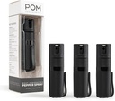 POM Pepper Spray Pocket Clip, Quick Flip Top Safety, Maximum Strength OC Formula with UV Marking Dye, Safe Compact and Tactical Design for Everyday Carry, 25 Bursts, 10 ft Range, 0.5 fl oz