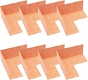 8 Pack Inside Waterproofing Corner Shower Membrane Corner Shower Seamless Membrane Corner Polyethylene Corner Membrane for Bathtub and Steam Room