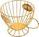 GLEAVI Practical Storage Rack Holder Fruit Baskets for Kitchen Coffee Pod Holders for Cups