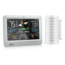 UN0512 Weather Station Wireless Indoor Outdoor Thermometer with Heat Dew Mold, UN03 Outdoor Sensor Protection Shield Wall Mounted