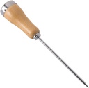 Ice Pick, Stainless Steel Ice Pick Pick with Safety Wooden Handle, Portable Ice Pick Tool Small Ice Pick for Kitchen Bar Rosewood
